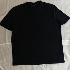 Michael Kors Black V-Neck T-Shirt